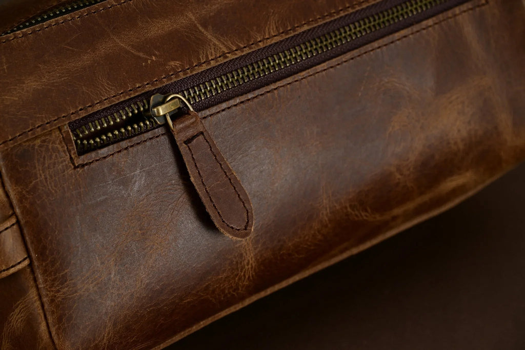 Mens Toiletry Bag Travel Dopp Kit with Spacious Zip Storage
