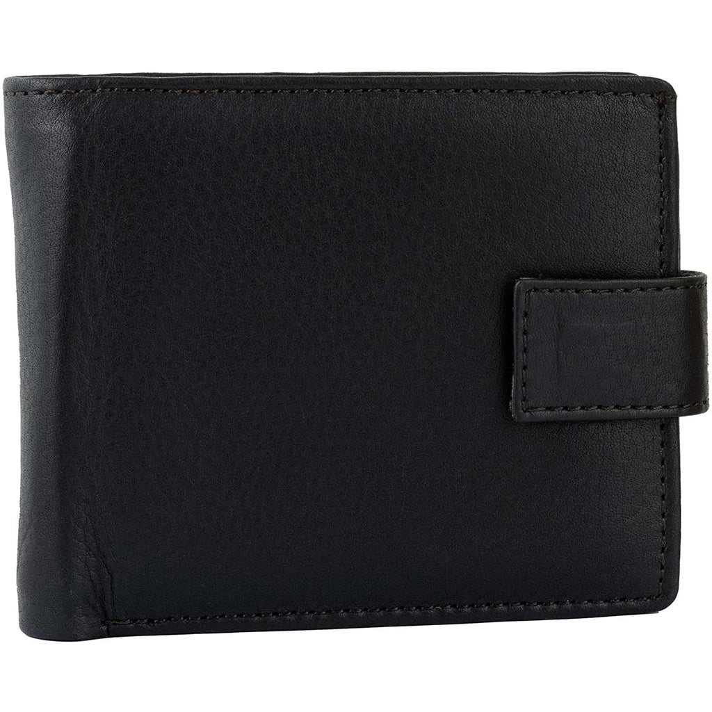 Best Men's Wallet Compact RFID Trifold Leather Design