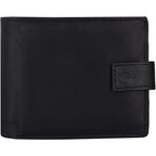 Men's Leather Wallets With Woven Trifold RFID Design