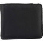 Mens Bifold Wallet with RFID Blocking and Secure Coin Pocket