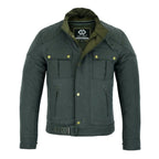 Wax Cotton Jackets for Men Vintage Motorcycle Biker Jacket