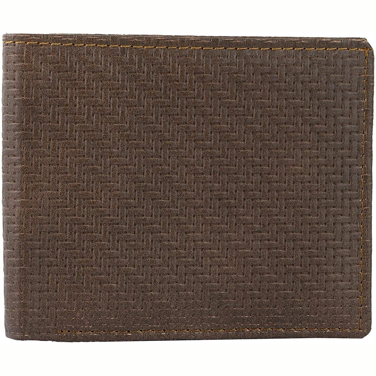 Slim RFID Protected Cowhide Leather Billfold Wallet Mens