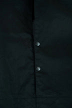 Denim Long Coat – Waterproof Black Long Coat for Men and Women
