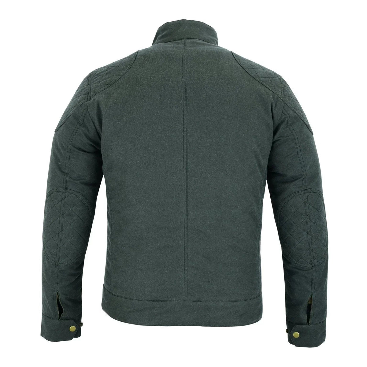 Wax Cotton Jackets for Men Vintage Motorcycle Biker Jacket