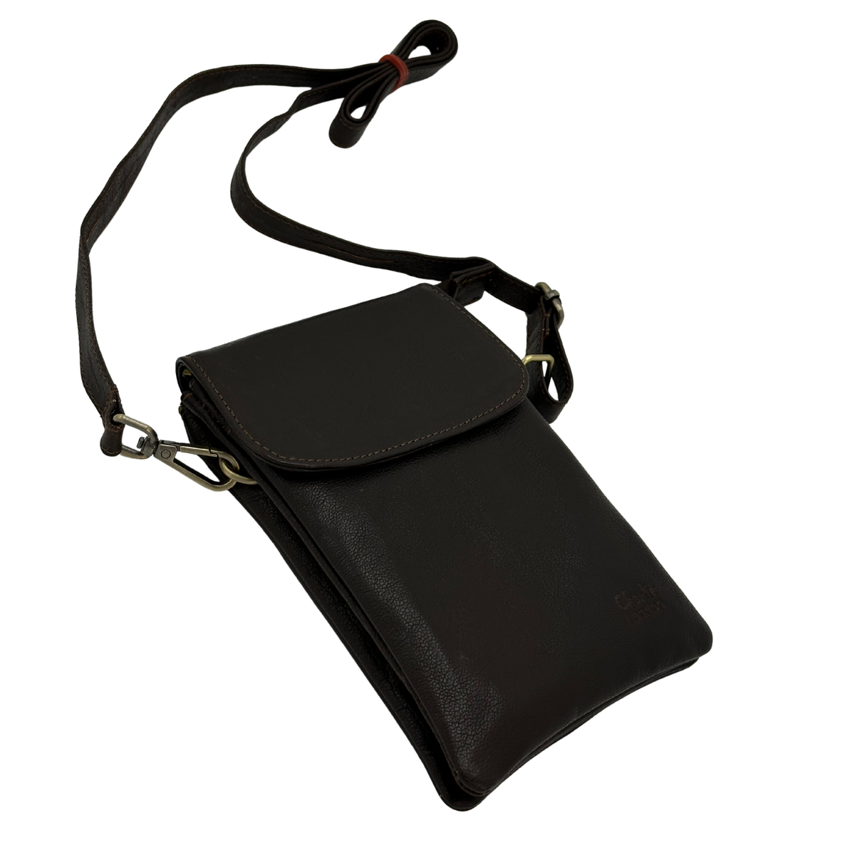 Compact Crossbody Bag with Adjustable Strap and Card Storage