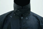 Denim Long Coat – Waterproof Black Long Coat for Men and Women