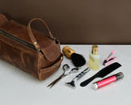 Mens Toiletry Bag Travel Dopp Kit with Spacious Zip Storage