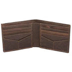Slim RFID Protected Cowhide Leather Billfold Wallet Mens