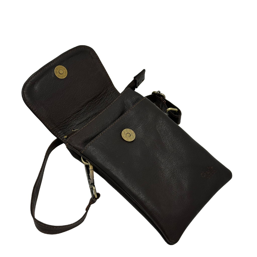 Compact Crossbody Bag with Adjustable Strap and Card Storage