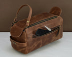 Mens Toiletry Bag Travel Dopp Kit with Spacious Zip Storage