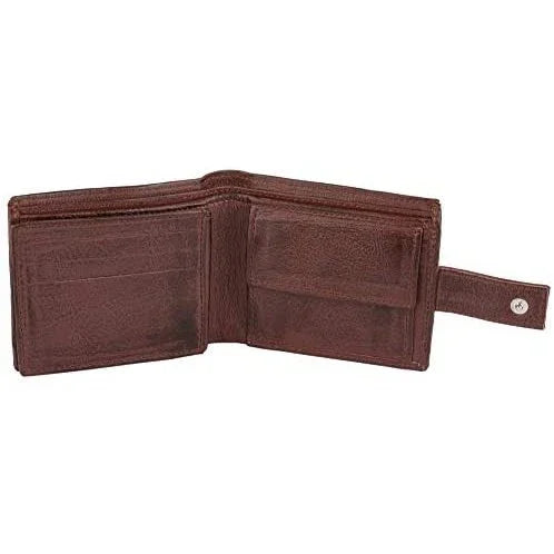 Best Men's Wallet Compact RFID Trifold Leather Design
