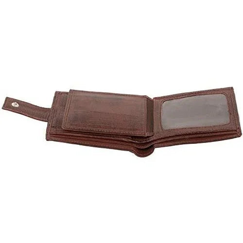 Best Men's Wallet Compact RFID Trifold Leather Design