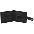 Men's Billfold Woven Leather RFID Protected Wallet