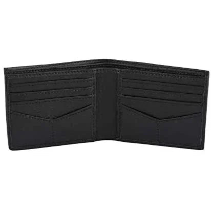 Slim RFID Protected Cowhide Leather Billfold Wallet Mens