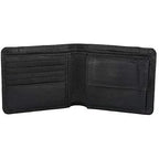 Mens Bifold Wallet with RFID Blocking and Secure Coin Pocket