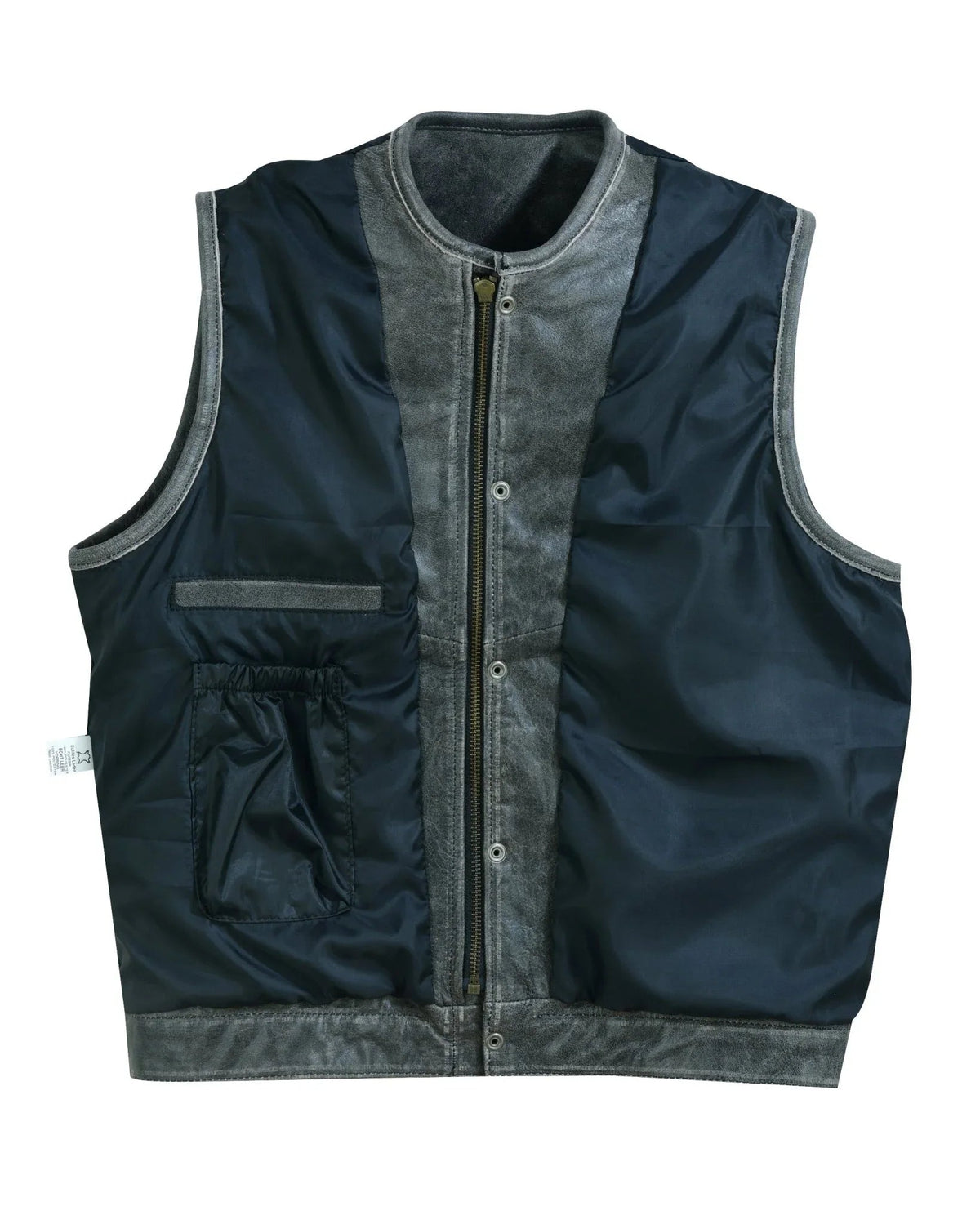 Biker Vest for Men in Leather, Denim and Camo Styles