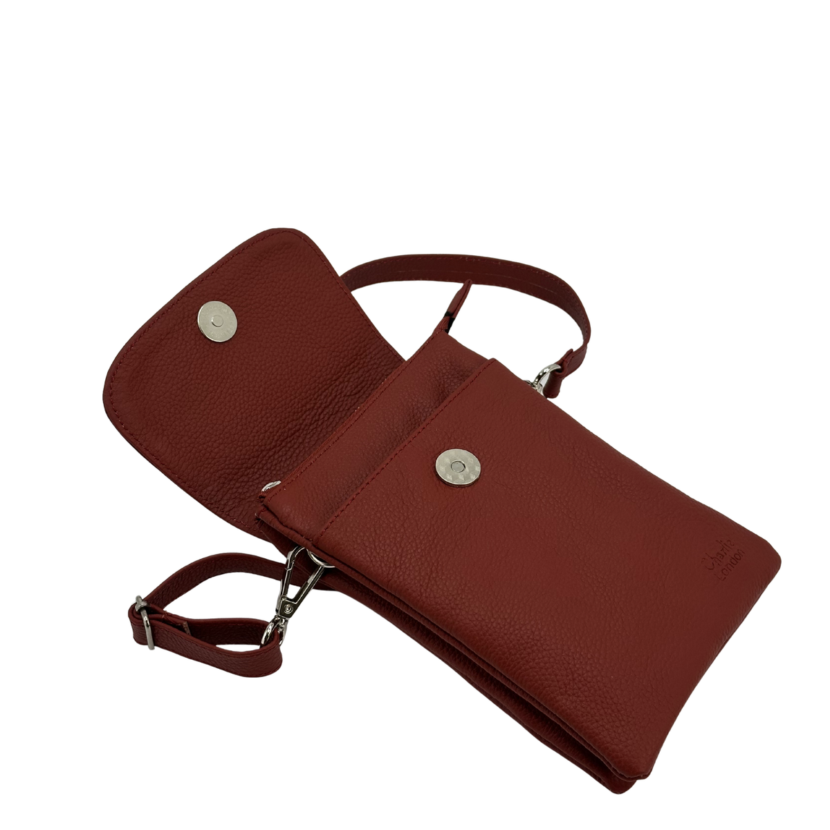 Compact Crossbody Bag with Adjustable Strap and Card Storage