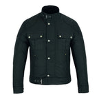 Wax Cotton Jackets for Men Vintage Motorcycle Biker Jacket
