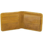 Mens Bifold Wallet with RFID Blocking and Secure Coin Pocket