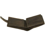 Men's Leather Wallets With Woven Trifold RFID Design