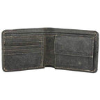 Mens Bifold Wallet with RFID Blocking and Secure Coin Pocket