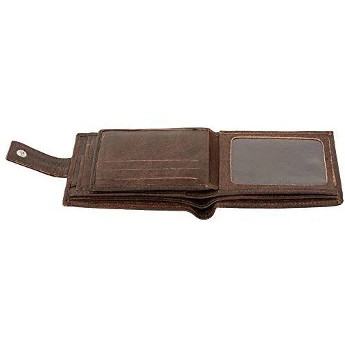 Best Men's Wallet Compact RFID Trifold Leather Design
