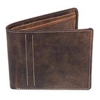 Mens RFID Blocking Slim Genuine Leather Wallet - With Gift Box -