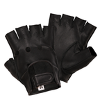 Fingerless Leather Gloves for Men in Nappa Leather