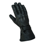Biker Leather Gloves with Waterproof Thermal Protection
