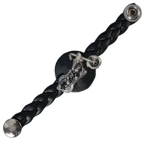 Vest Extenders Leather for 5-Inch Braided Motorcycle Vest Comfort