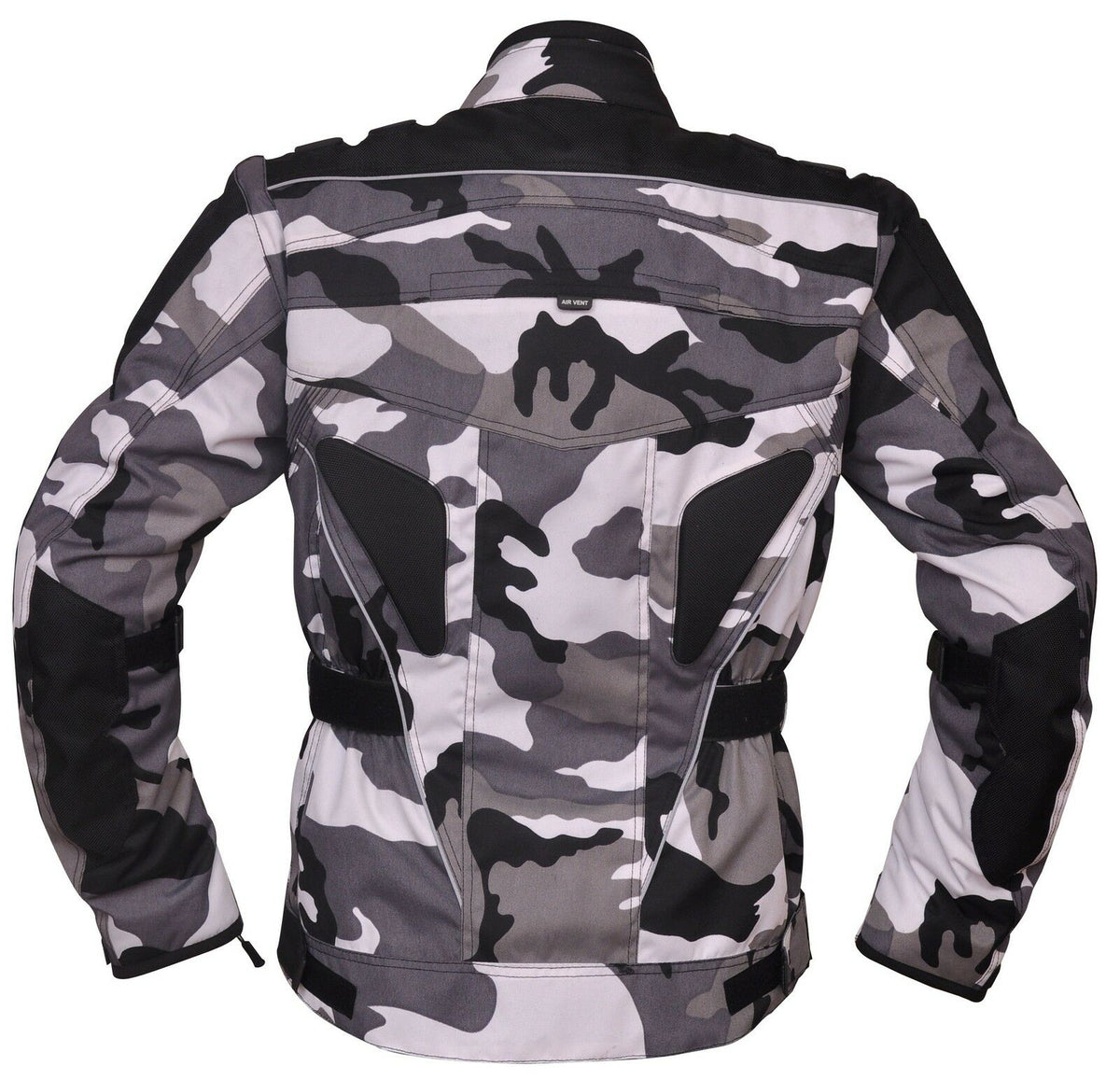 Raven Textile Motorcycle Armoured Jacket (Cordura Fabric Biker Advanced Black - 