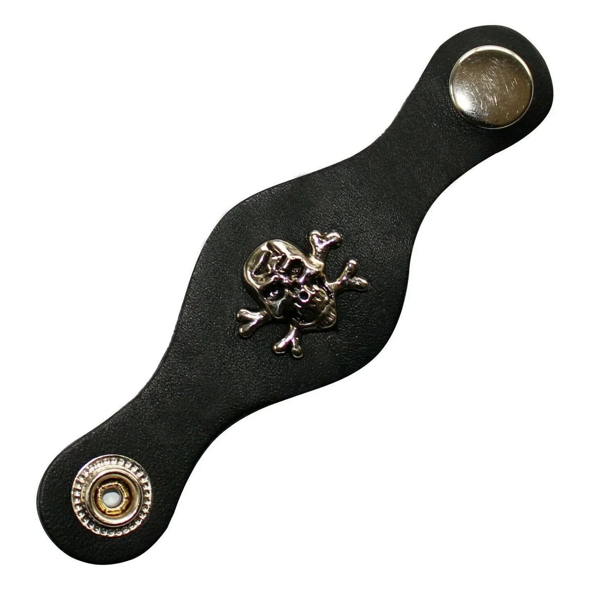 Motorcycle Vest Extender with 4.5-Inch Genuine Leather Extension