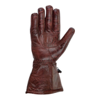 Biker Leather Gloves with Waterproof Thermal Protection