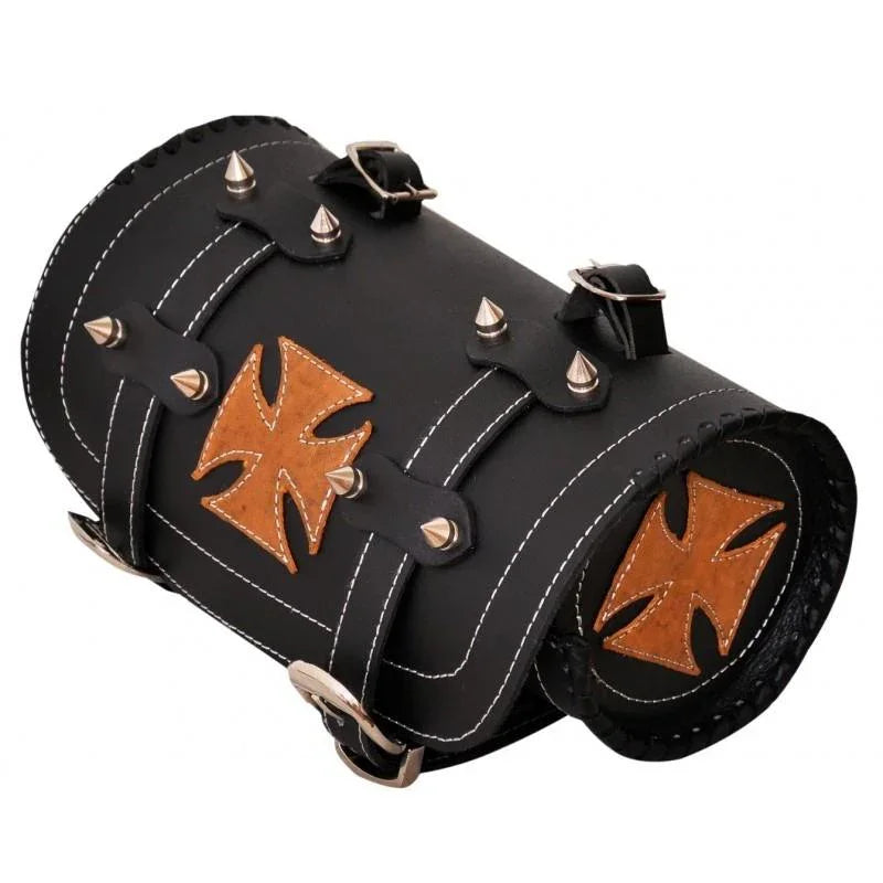 Motorcycle Fork Tool Bag with Iron Cross Design for Motorcycle Storage