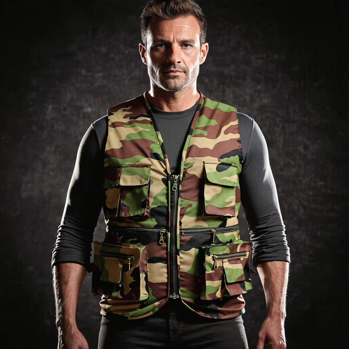 Biker Vest for Riding, Outdoor and Casual Wear