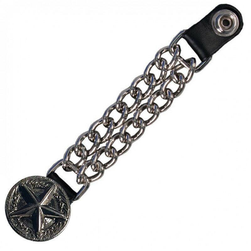 Leather Vest Extenders for Men with 7-Inch Double Chain Design